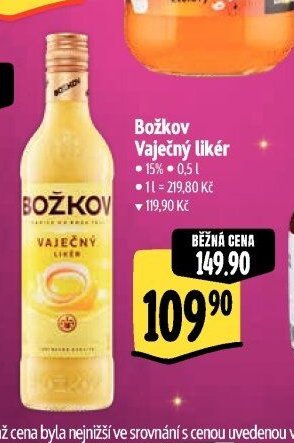Božkov Vaječný likér