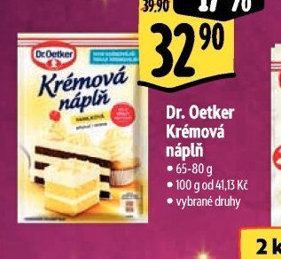 Dr. Oetker Krémová náplň
