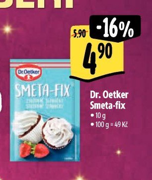 Dr. Oetker Smeta-fix