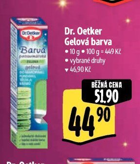 Dr. Oetker Gelová barva