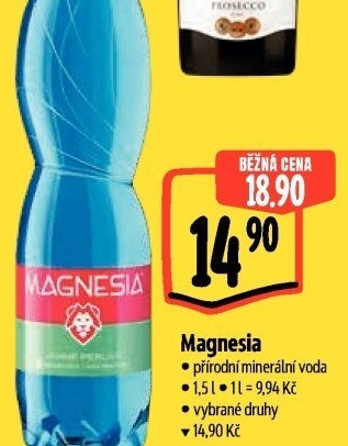 Přírodní voda Magnesia