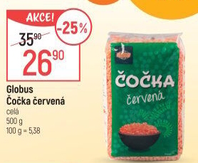 Čočka červená Globus