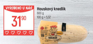 Houskový knedlík Globus