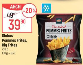 Hranolky mražené Pommes Frites Globus