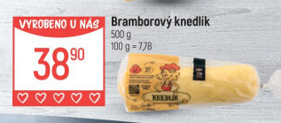 Knedlík bramborový Globus