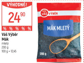 Mák mletý Váš Výběr