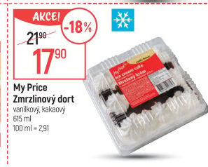 Mražený krém My Price