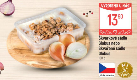 Sádlo škvarkové Globus