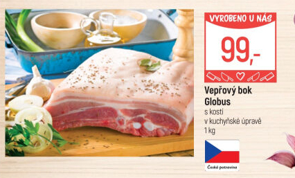 Vepřový bok s kostí Globus