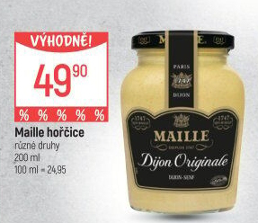 Hořčice dijonská Maille