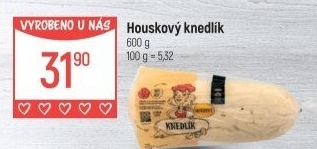 Houskový knedlík Globus