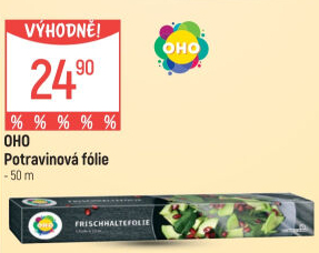 Potravinová folie OHO