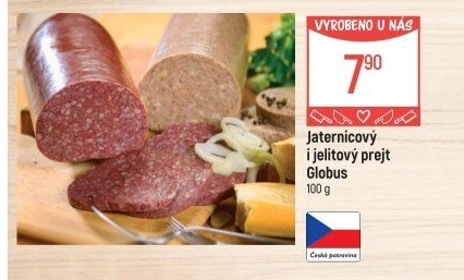 Prejt jitrnicový Globus