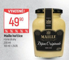Hořčice dijonská Maille