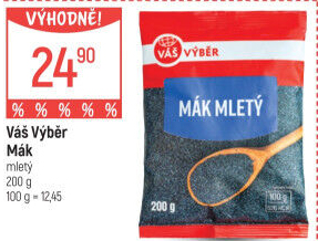 Mák mletý Váš Výběr
