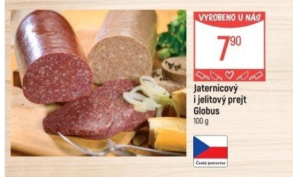 Prejt jitrnicový Globus