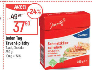 Sýr tavený plátky Jeden Tag