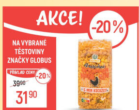 Těstoviny vaječné Globus