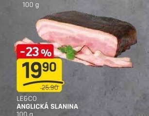 Anglická slanina LE&