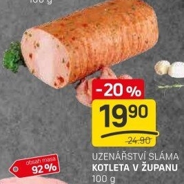 Kotleta v županu Sláma