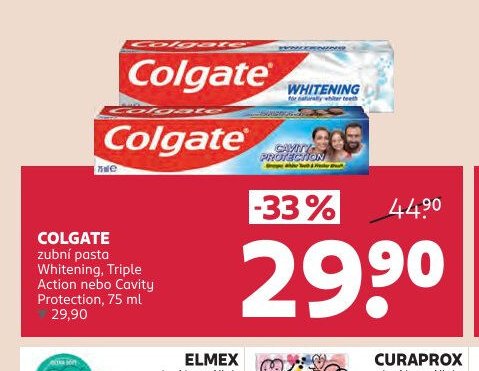 COLGATE zubní pasta Whitening nebo Cavity Protection, 75 ml
