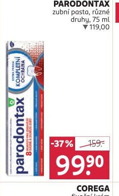PARODONTAX zubní pasta, různé druhy, 75 ml