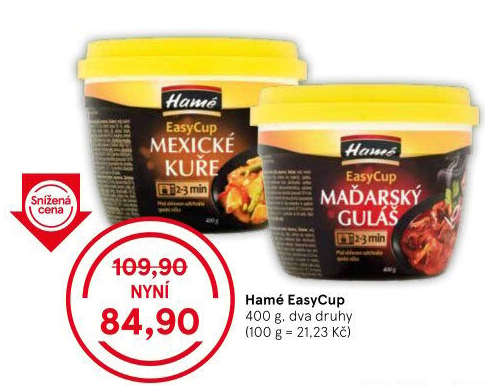 Hotová jídla Snadno a rychle Hamé