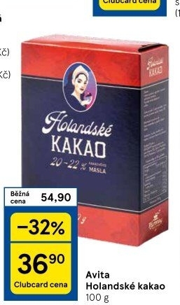 Kakao holandské Avita