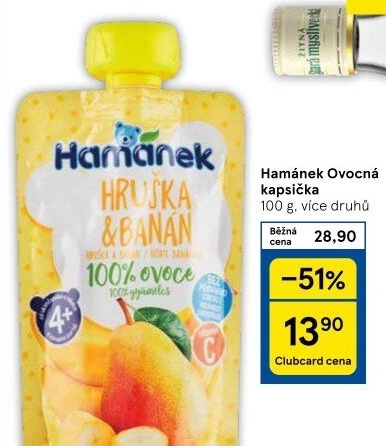 Kapsička ovocná Hamánek