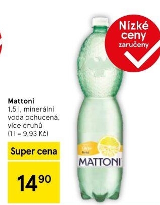 Ochucená voda Mattoni