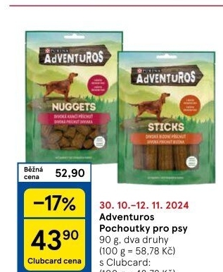Pamlsky pro psy Adventuros Purina