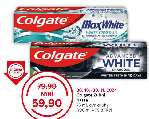 Pasty na zuby Colgate