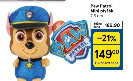 Plyšové zvířátko Tlapková patrola Paw Patrol