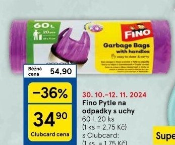 Pytle na odpadky 60 l Fino