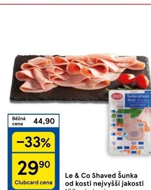 Šunka od kosti nejvyšší jakosti LE&amp