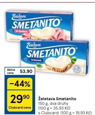 Sýr tavený Smetanito Želetava