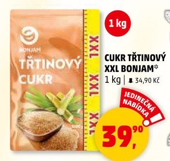 Cukr třtinový Bonjam