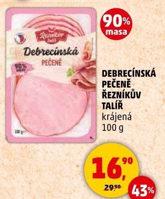 Debrecínská pečeně Řezníkův talíř