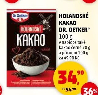 Kakao holandské Dr. Oetker