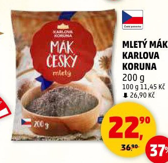 Mák mletý Karlova Koruna