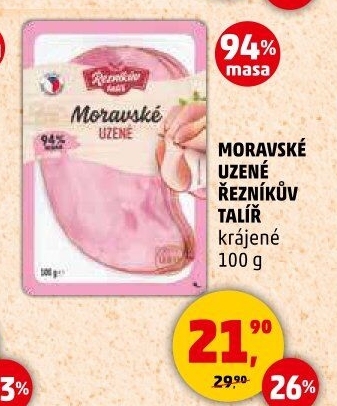 Moravské maso uzené Řezníkův talíř