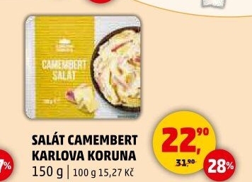 Salát camembert Karlova Koruna