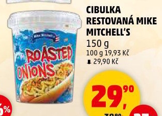 Smažená cibulka Mike Mitchell'