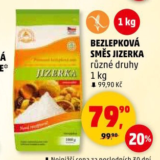 Směs bez lepku Jizerka Jizerské pekárny