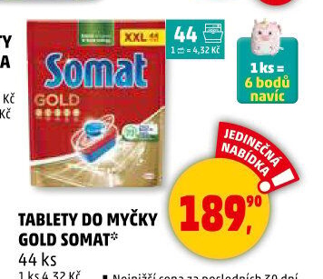 Tablety do myčky Gold Somat