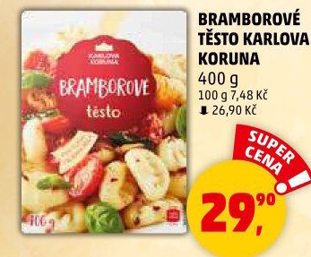 Těsto bramborové v prášku Karlova Koruna