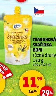 Tvarohová kapsička Svačinka Boni