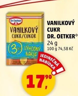 Vanilkový cukr Dr. Oetker