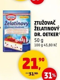 Želatinový ztužovač Dr. Oetker