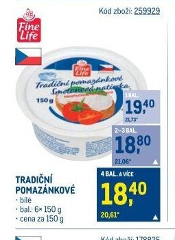 TRADIČNÍ POMAZÁNKOVÉ